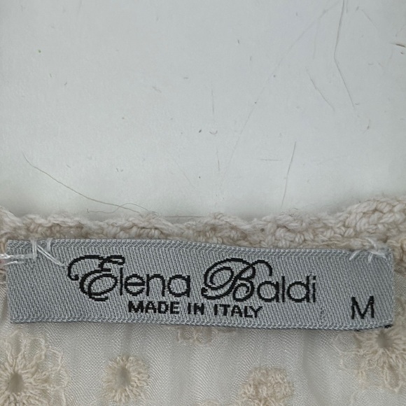 Elena Baldi Floral Lace Silk Blouse - Picture 3 of 10